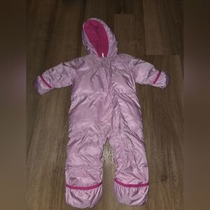 Columbia Pnk Hooded Snowsuit for Infants
